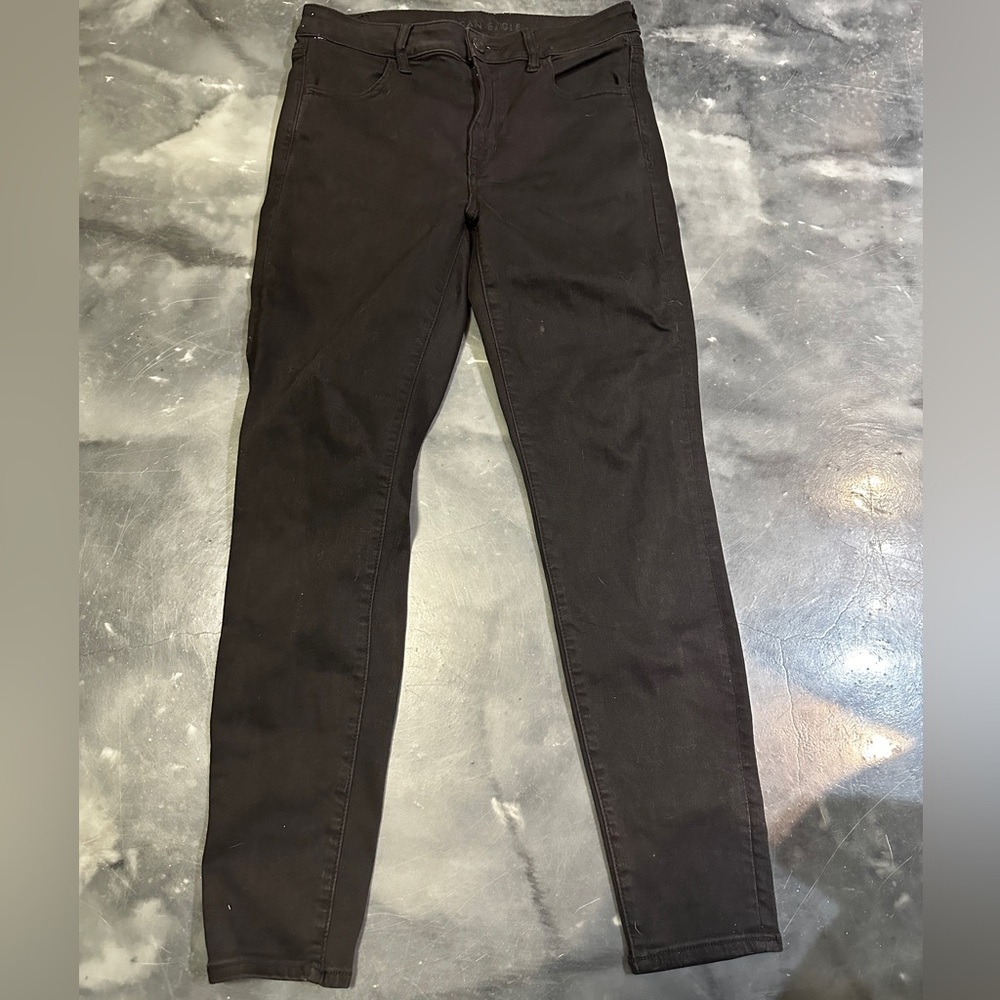 American Eagle Outfitters Black Skinny Jeans Women’s Size 10